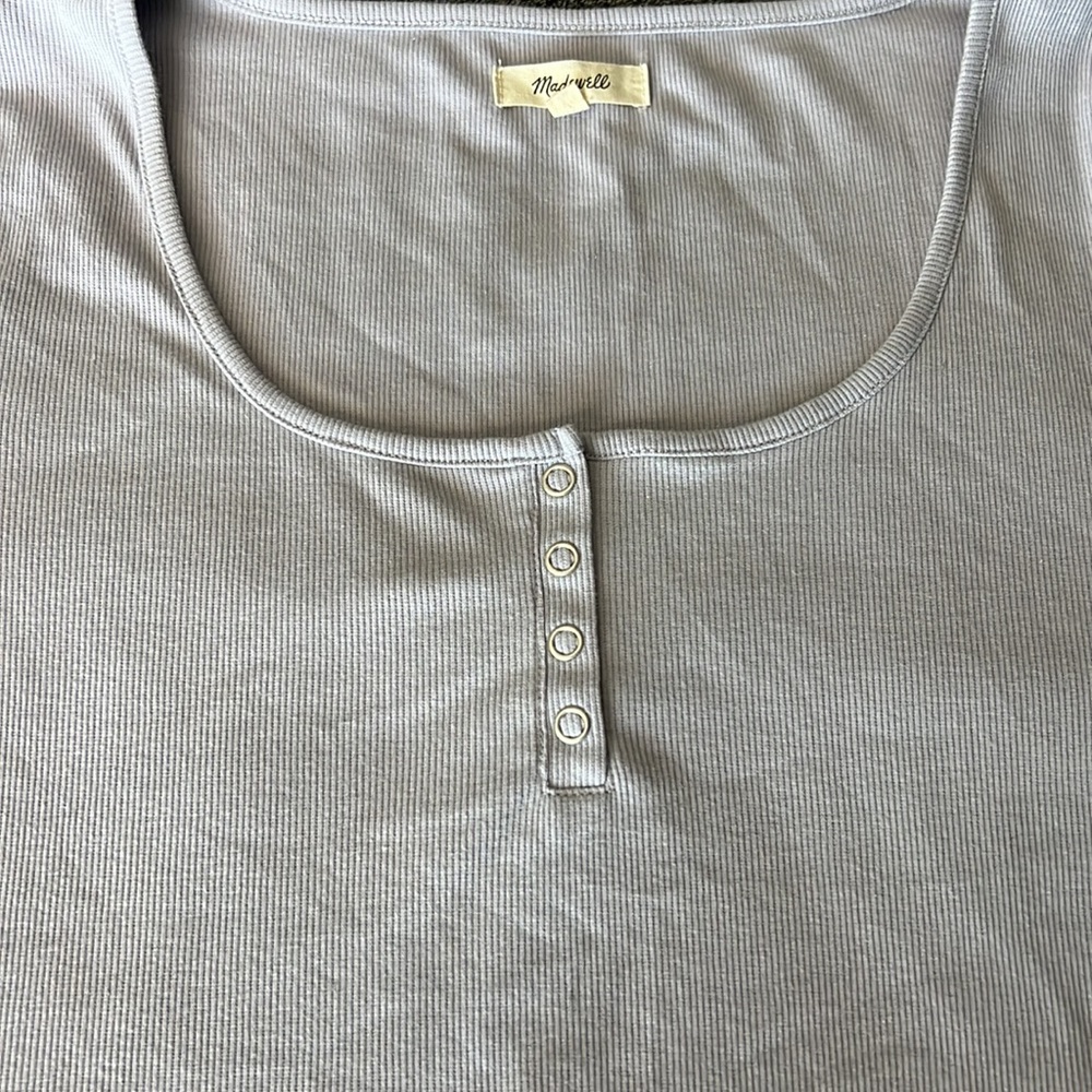 Madewell Ribbed Crop Top - Picture 2 of 4